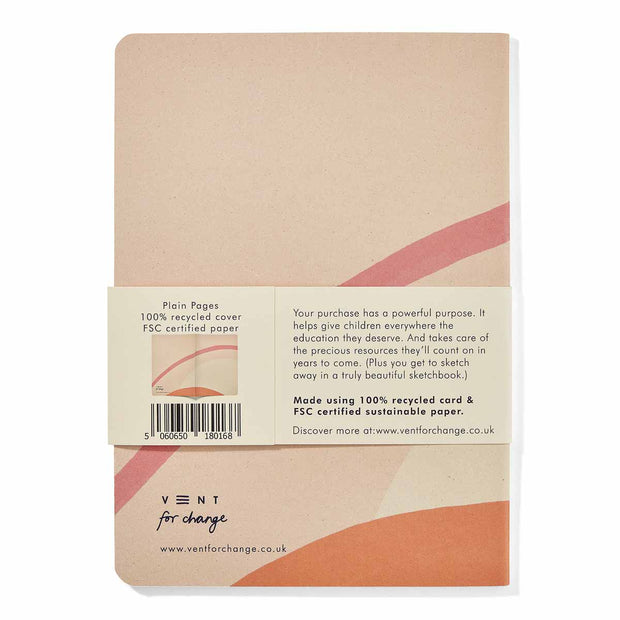 Recycled Soft Cover A5 Notebook – Ideas Cream