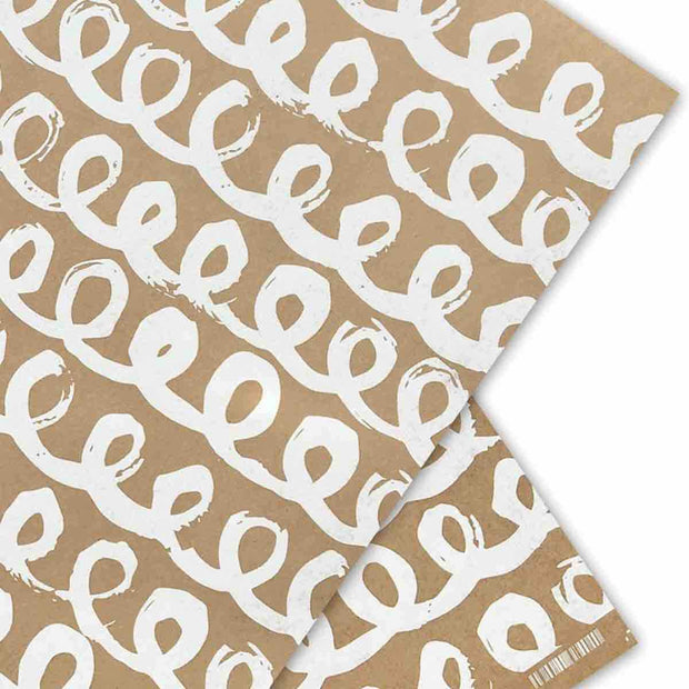 Silk Screen Printed Loops Wrap