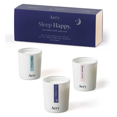 Sleep Happy Aromatherapy Candle Gift Set - Three Votive Candles
