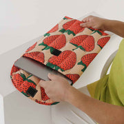 Strawberry | 16" Puffy Laptop Sleeve | Baggu