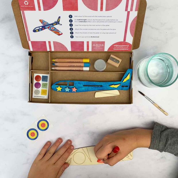 Make Your Own Glider Craft Kit Activity Box