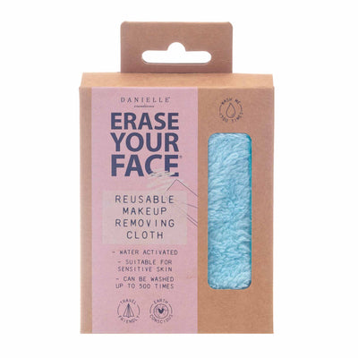 Erase Your Face Eco Makeup Removing Cloth - Pastel Blue