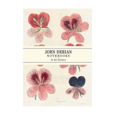 John Derian Notebooks - In The Garden (Three Pack)