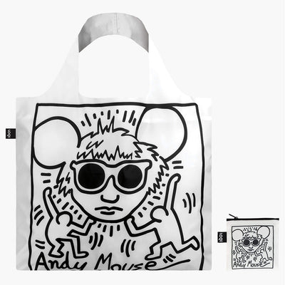Keith Haring Andy Mouse | Reusable Bag | LOQI