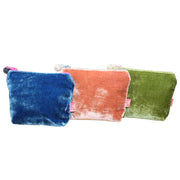 Velvet Mini Purse (Olive, Pink or Blue)