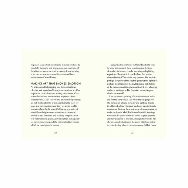 Mindful Thoughts for Artists Book