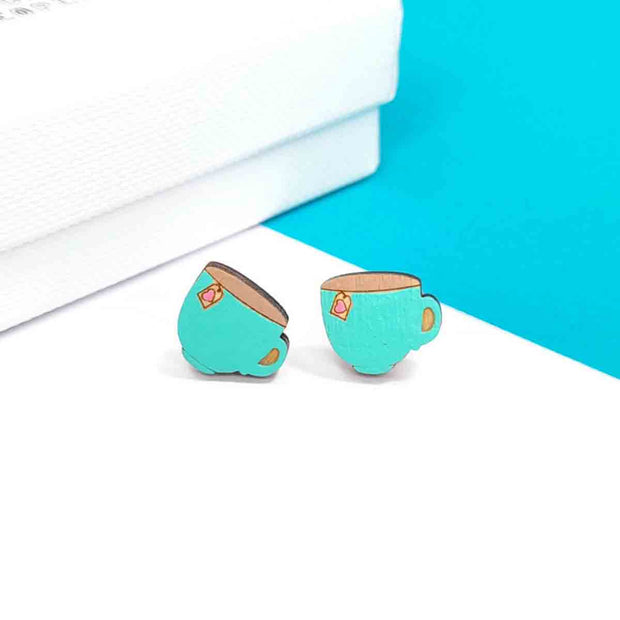 Tea (or coffee!) Stud Earrings