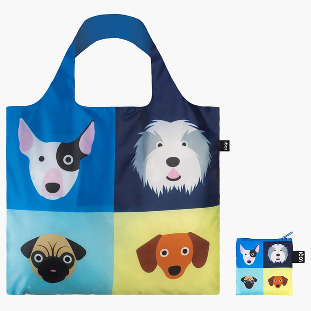 One LOQI x Stephen Cheetham Dog recycled bag with pouch