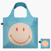 Smiley Geometric | Recycled Reusable Bag | LOQI