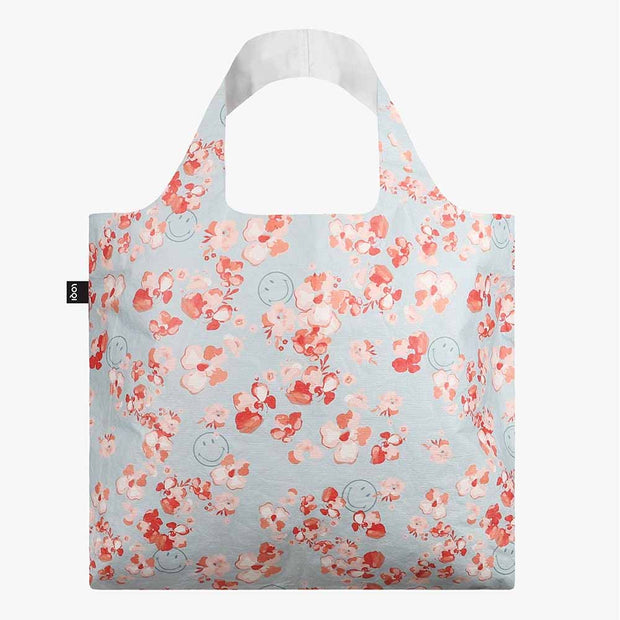Smiley Tyvek Blossom Bag | Reusable Bag | LOQI