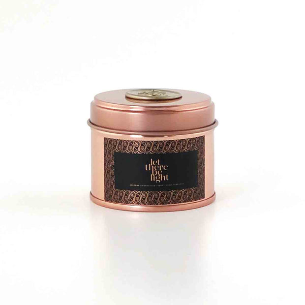 Luxury Candle in a Rose Gold Tin (15 hr burn)