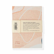 Recycled 'NOTES' Notebook A5 - Plain Paper - Coral