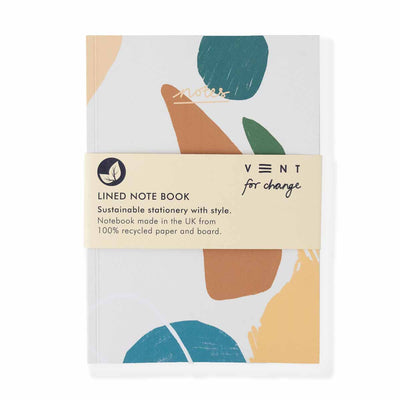 Recycled 'NOTES' Notebook A5 - Earth