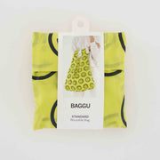 Folded Baggu reusable shopping bag